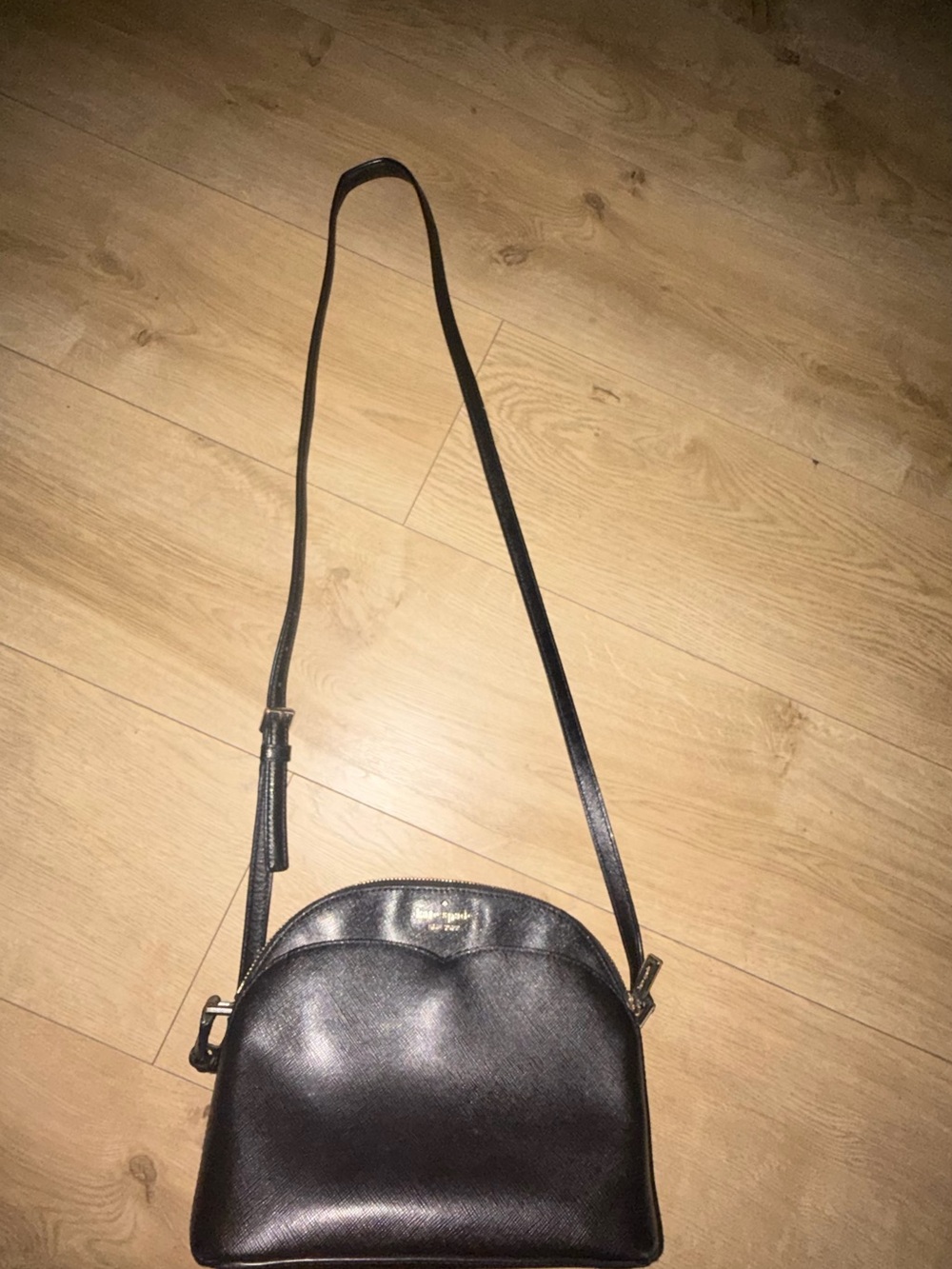 kate spade Black Leather Crossbody Bag